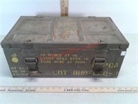 Military explosive mines metal storage box