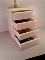 Plastic storage drawer unit with miscellaneous