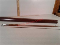 Vintage Bamboo fly fishing pole with case