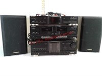 Fisher tape player radio stereo system