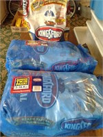 Kingsford Charcoal four 16 & 1/2 lb bags and one