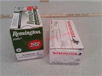 Winchester 38 Special 130 grain and Remington 38