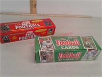 1990 score NFL football card set and Topps 1991