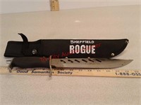 Sheffield Rogue Bowie knife with sheath