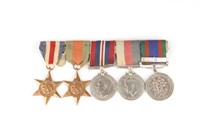 World War II medal group of five
