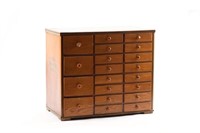 Decorative painted chest of drawers