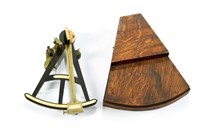 Antique marine surveyors brass sextant