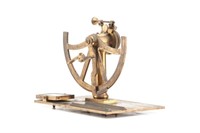 French brass scientific display model