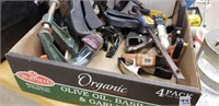 Box Lot Of Various Clamps, Good Selection