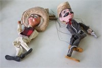 2 Vintage Puppets