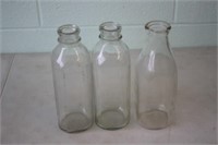 3 Milk Bottles