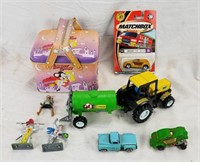 Mixed Toy Lot Diecast Cars Mighty Mouse Tin & More
