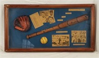 History Of Baseball Decorative Shadowbox