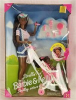 Strollin' Fun Barbie & Kelly Doll African American