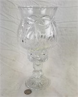 Cut Glass Candle Holder 2 Piece