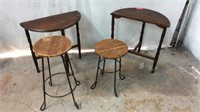 Two Tables and Two Stools K13B