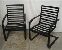 2 NEW Ft. Walton Patio Motion Black Chairs