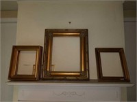 Lot of 4 gold gilded picture frames