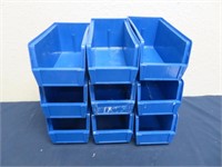 (9) Storage Containers 11" x 5"