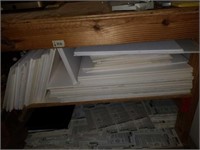 Lot of Thick White Matting for Framing.