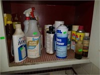 Entire Contents of Spray, Cleaner, and Etc