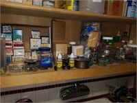 Entire Contents of Shelf Nails, Screws, Hooks, Etc