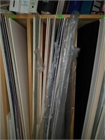 Lot of approx 39 picture frame backing