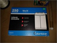 Box full of 250 White Catalog Envelopes 10x13