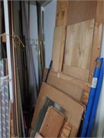Bay full of Wooden Framing Pieces & Misc Wood