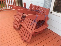 3 pc. Patio set, 2- ADK Chairs and Glider