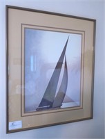 Lot: Framed Nautical art,