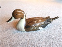 Hunters Pintail wooden decoy,