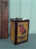 Katz certified Motor Oil tin