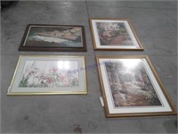 Pallet--large pictures, set of 4
