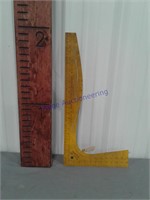 American System of Dressmaking ruler and square