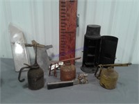 Misc tools:  oil can, saw guard, air sprayer, etc
