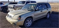 2002 Subaru FORESTER As-Is No Guarantee- Red