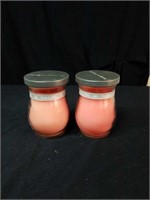 2 for 1 tickled pink home interior candles NIB