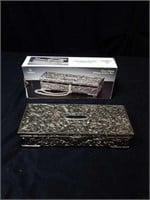 Goldinger silverplated oblong jewelry box