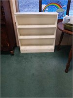 3 tier white shelf approx 36 inches tall x 34