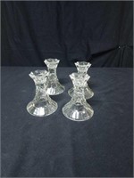 Group of home interior candleholders approx 4