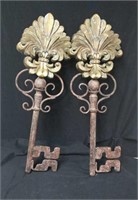 Unique pair of decorative keys Approx 28 inches