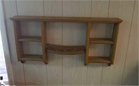 Nice oak shelf approx 36 inches wide by 18 tall