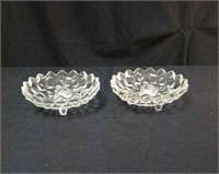 Lovely pair of American Fostoria candle holders