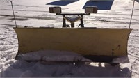 8’ Fisher Snow Plow w/ Controls & Truck Mount Brt.