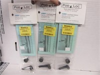 THREE "Pod-Loc" Tripod Lock/Holders $99