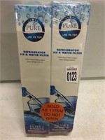 PACK OF 2 REFRIGERATOR ICE & WATER FILTER