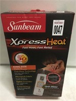 SUNBEAM KING SIZE HEATING PAD