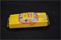 Japan Vintage Tin Yellow Taxi