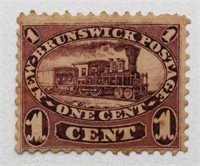Canada New Brunswick 1860 1c S/C #6 VF NG